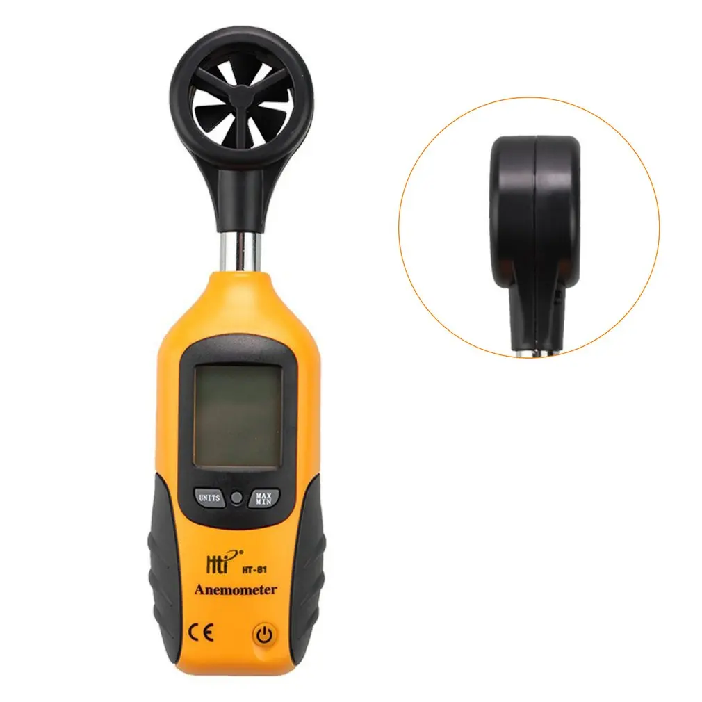 Handheld LCD Digital Anemometer Wind Speed Gauge Measurement Measuring Tool Air Flow Meter HT-81 | Инструменты