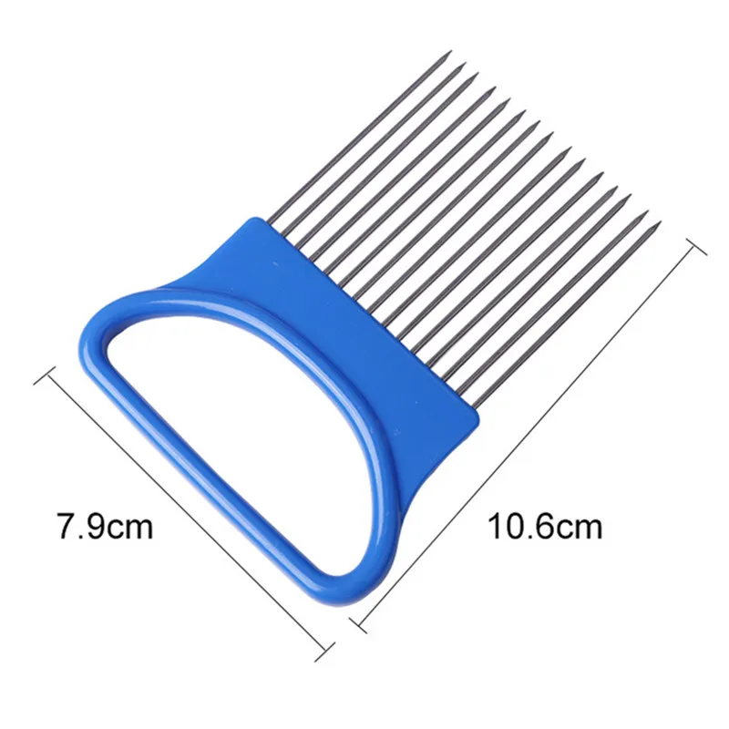 Резак из нержавеющей стали для нарезки лука держатель томатов и овощей