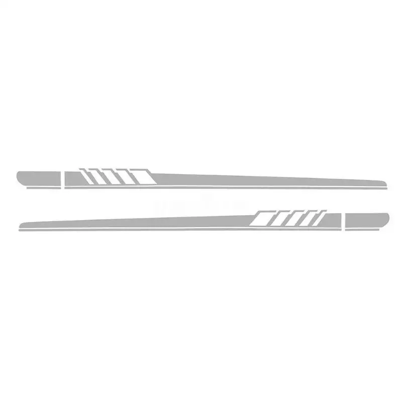 

2pcs Auto Side Body Vinyl Decals DIY Long Stripe Car Body Racing Side Door Long Stripe Stickers Auto Vinyl Decal