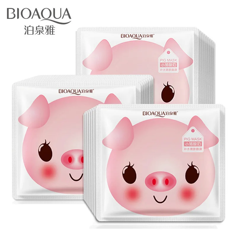 Бокванья Piggy Facemask йогурт питательная увлажняющая маска омоложение кожи Скрытая |