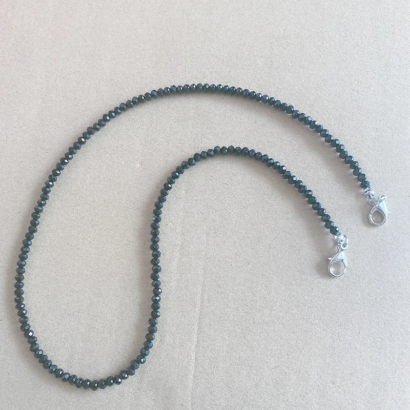 

Fashion Reading Glasses Chain For Women Sunglasses Cords Casual Triangle Glass Beaded Stainless Steel Eyeglass Masks Chain