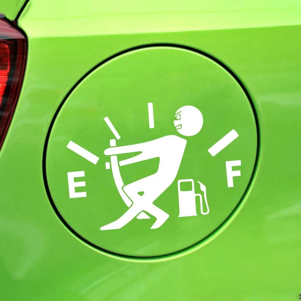 

3pcs Car Sticker Rearview Mirror Gas Consumption Decal Fuel Gauge Empty Sticker Claw Mark Reflective Sticker