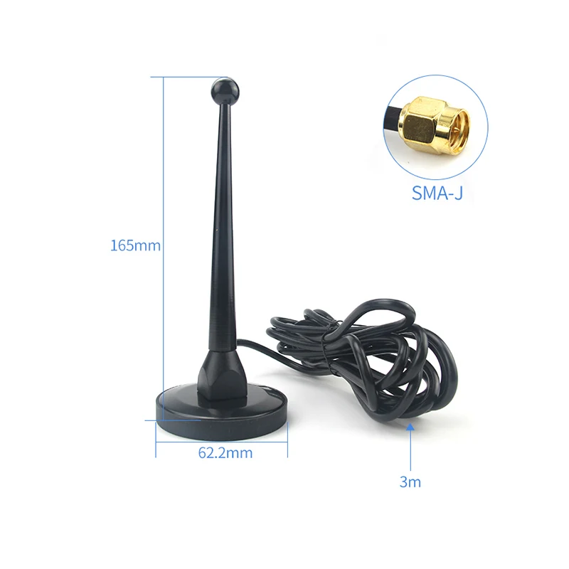 4G LTE антенна с магнитной базой маршрутизатор Антенна Wifi SMA Мужская всенаправленная антенна DTU беспроводной модуль антенна TX4G-TB-300