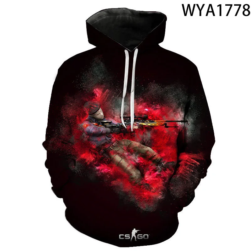 

Новинка 2020, толстовки с капюшоном CS GO, Модные свитшоты с 3D принтом для мужчин, женщин и детей, пуловер с капюшоном для мальчиков и девочек, крутая уличная одежда
