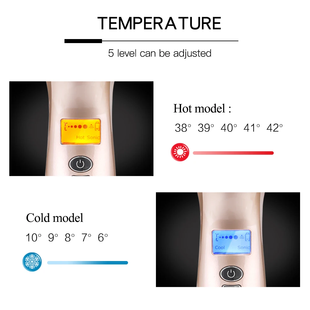 Ультразвуковой криотерапия горячей и холодной Hammer светодиодный фотон