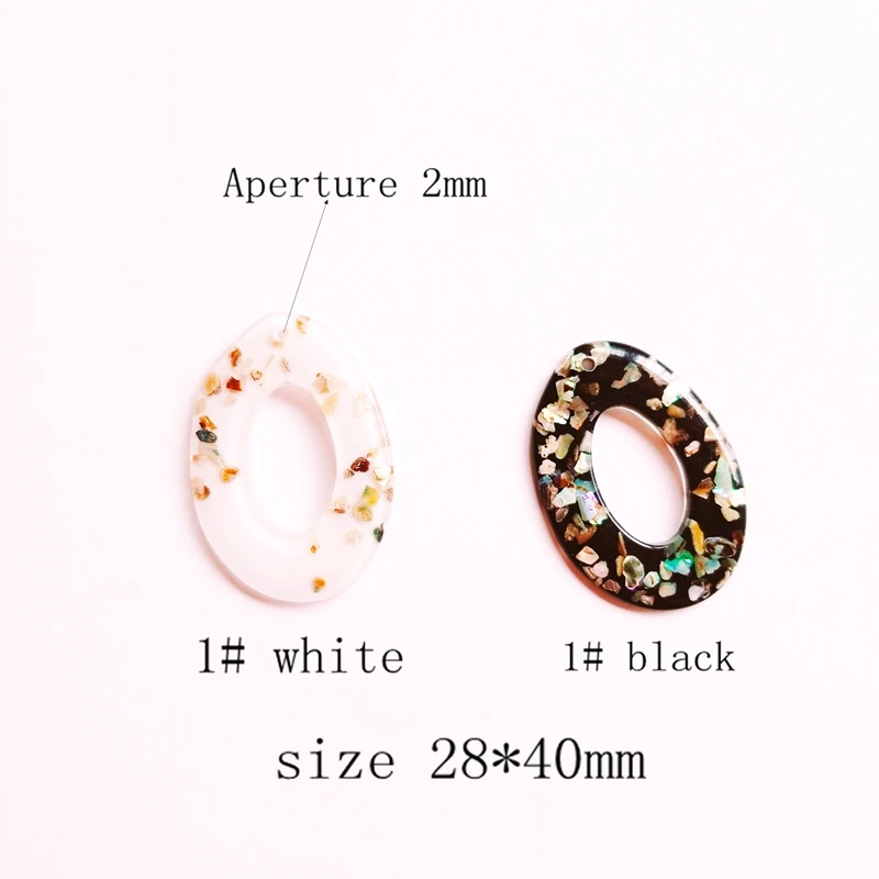 Японские и корейские свежие зернистые Текстуры Акриловые черные белые серьги