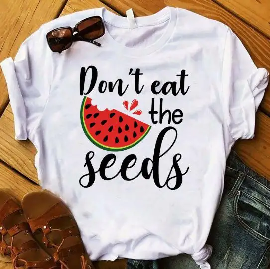 

Women 2020 Summer Pineapple Watercolor Fruit Cute Cartoon Lady T-shirts Top T Shirt Ladies Womens Graphic Female Tee T-Shirt
