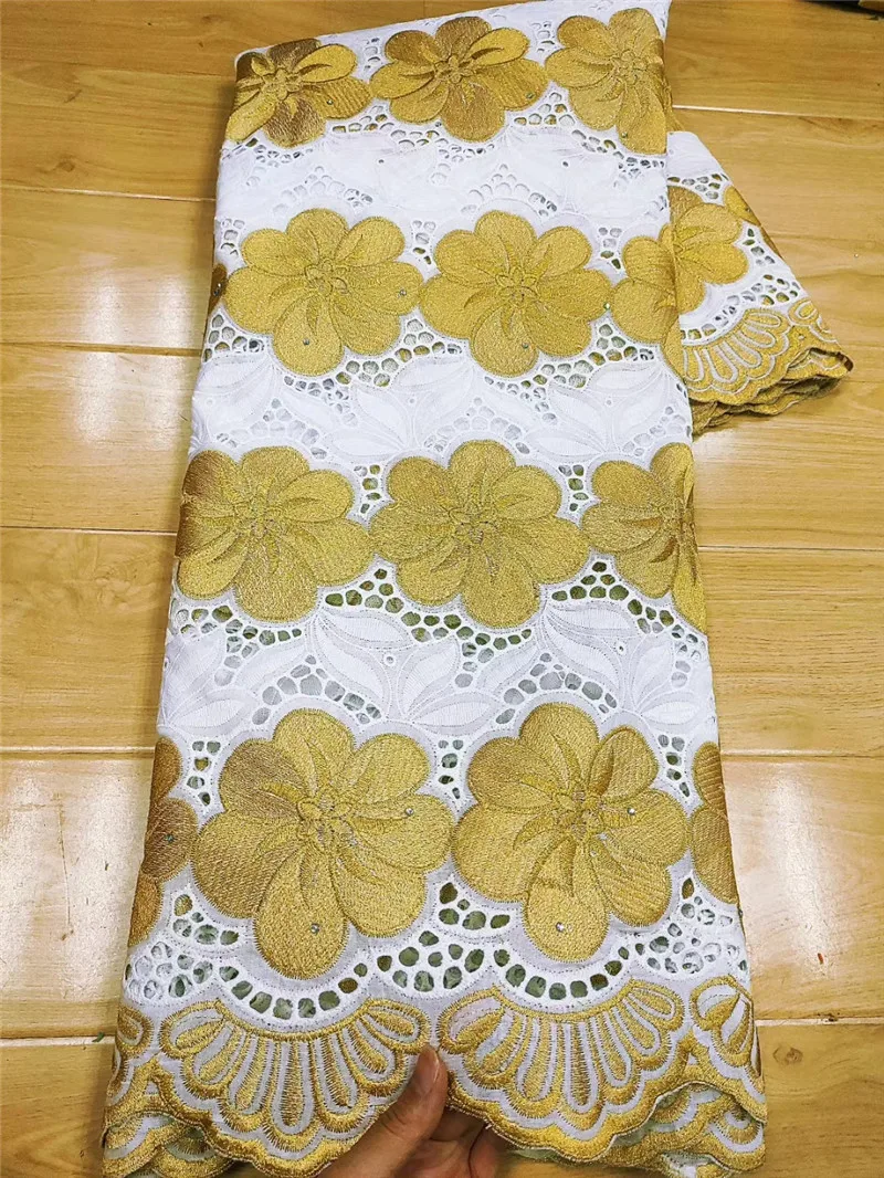 

5yards swiss voile cotton lace fabric hollow out style swiss voile lace in swizerland for women party dress KCJU132