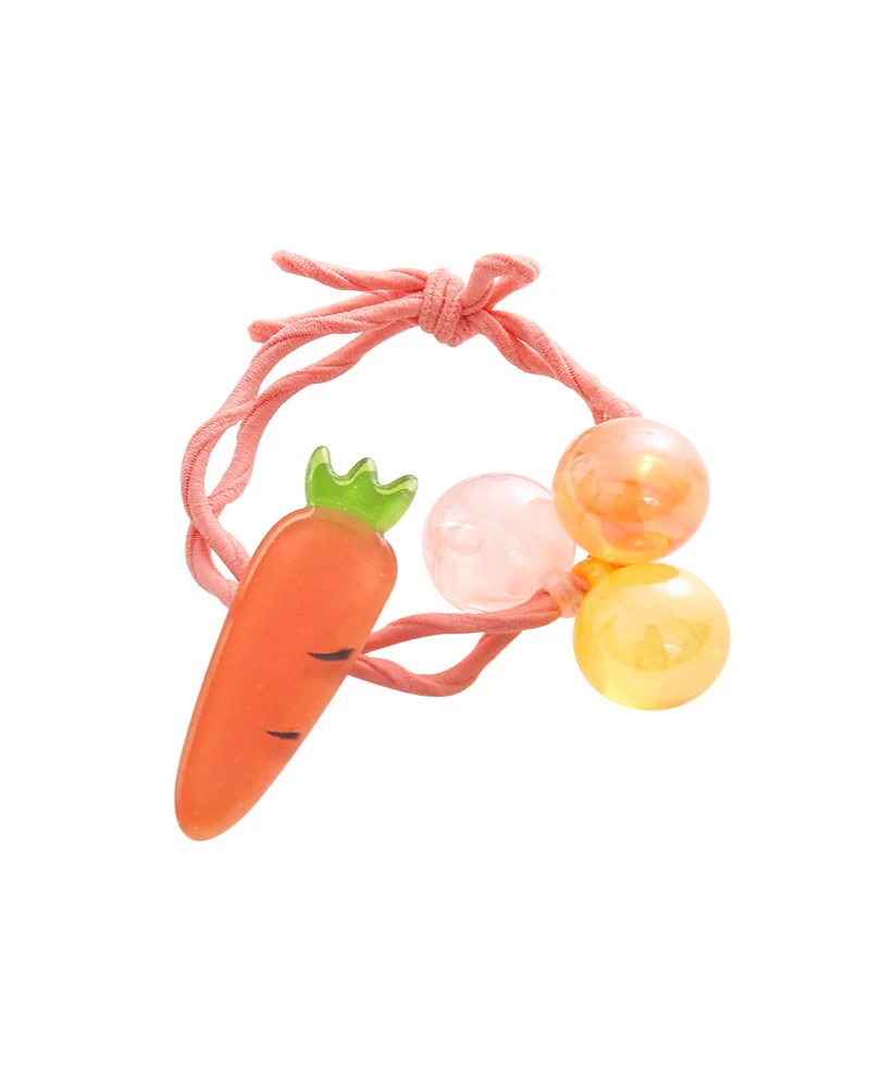 

Ladies exquisite simple pineapple and fruit elastic hair band hair tie cute fashion girls tie head rubber band hair rope headdre