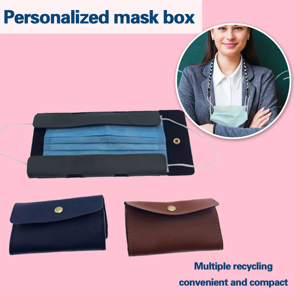 Кошелек кобура для хранения маски одноразовая зажим сумка складной тип mascarilla 50 * |