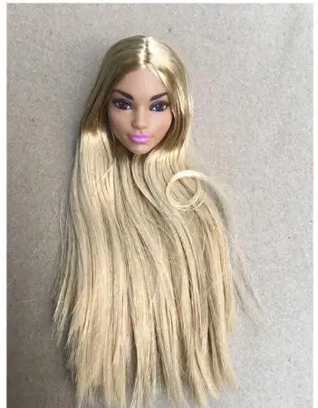 Новинка редкая коллекция голов золотые кукольные головки с корнями 1/6