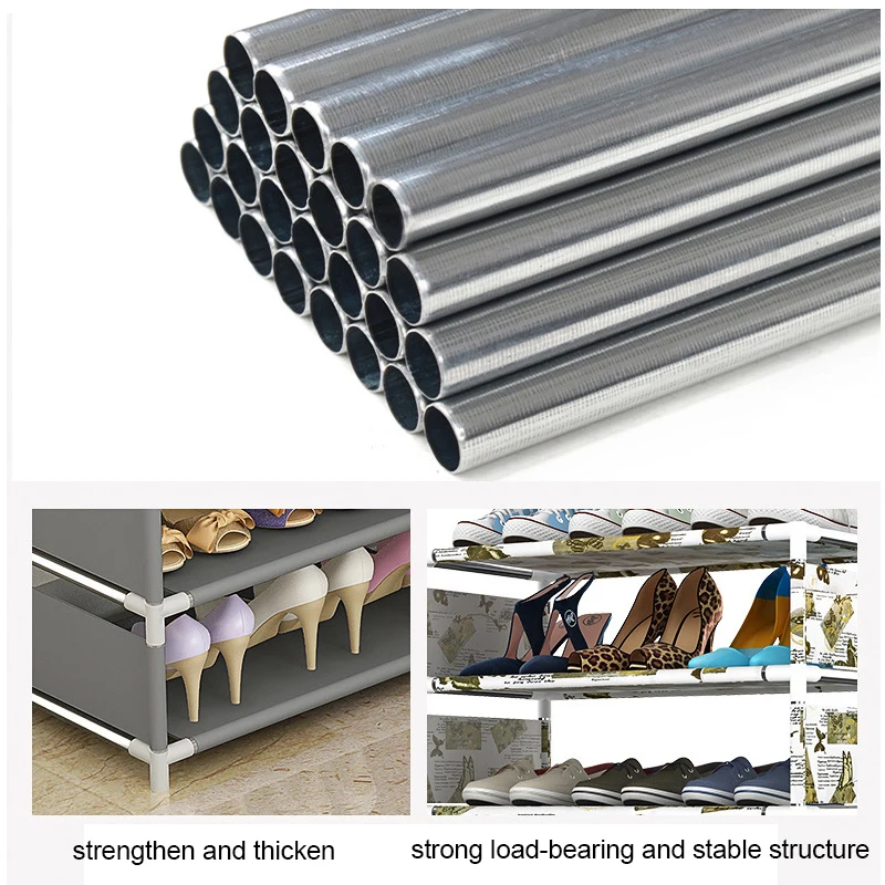 

Shoe Rack Multilayer Simple Home Economical Shoe Organizer Rack Assembly Living Room Furniture Small Shoe Shelf Storage Cabinet