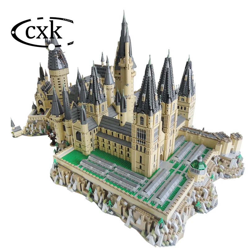 

Конструктор волшебный школьный замок с изображением городской улицы мока30884, архитектурные креативные идеальные кирпичи, игрушки для взро...