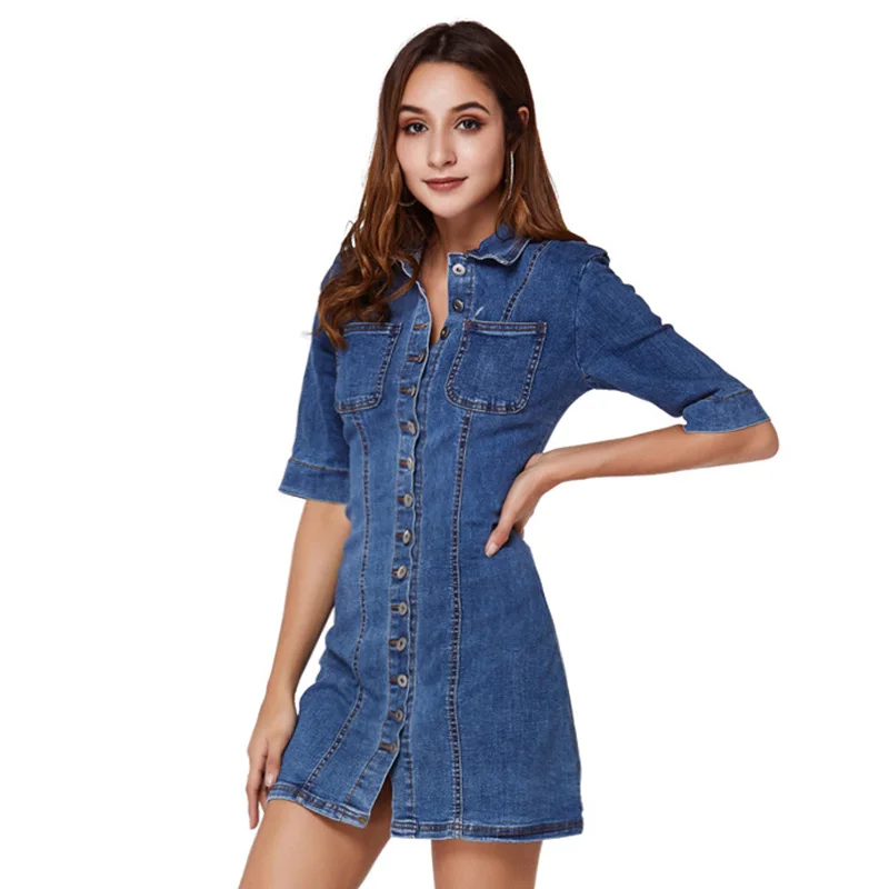 Размер XS Длинная тонкая джинсовая куртка женская однобортная Сексуальная одежда