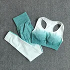 Комплект Спортивный Женский, бесшовный, с бюстгальтером и леггинсами