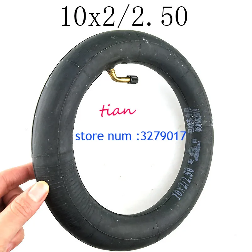 Хорошее качество, хит продаж, детали для электрического скутера 10x2/2,50, внутренняя трубка для электрического баланса, скутер для велосипеда, колесный мотоцикл покрышка