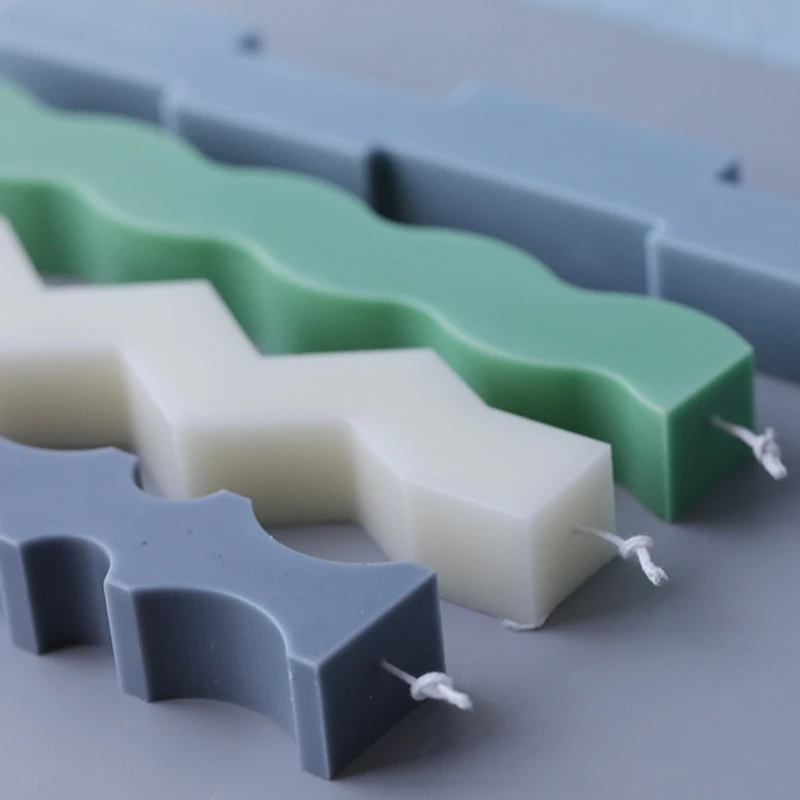 

Special Shaped Strip Candle Silicone Mold Handmade Making Candles Mould Christmas Home Decoration