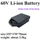 Водонепроницаемый 60V 10AH 12AH 15Ah 18Ah литий-ионный Батарея с BMS для 2000W Citycoco Холли X7X8X9 самоката + 2A Зарядное устройство
