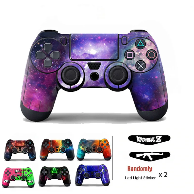 Виниловая наклейка для контроллера Sony Playstation 4 защитный чехол PS4 светильник вая