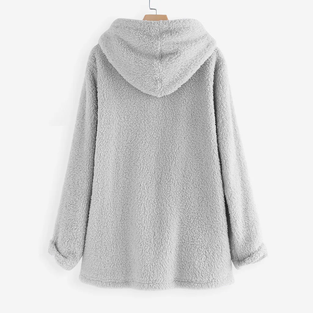 Women Plush Hoodies Hooded Long Sleeve Printed Pullovers Sweatshirts Casual loose Lady Tops sweat a capuche femme | Женская одежда