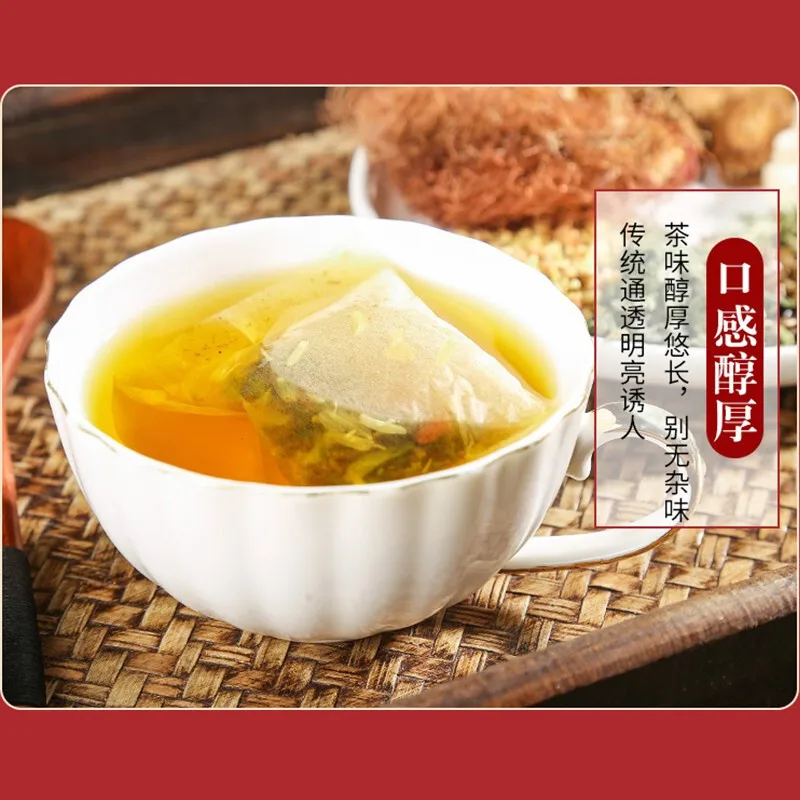 

Tongrentang Poria, corn stigma, chrysanthemum, cassia seed, licorice tea,