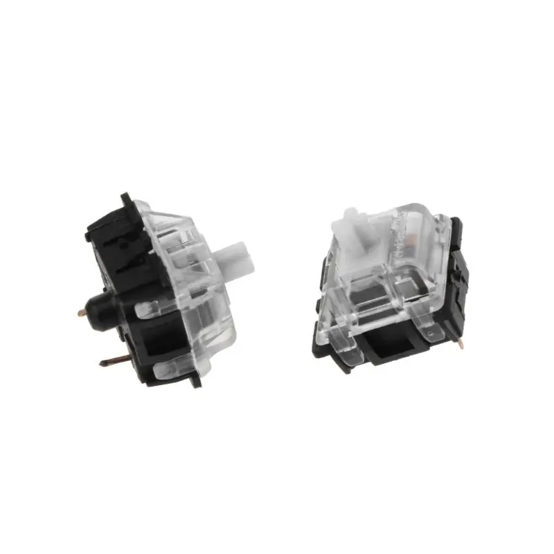

10Pcs Mechanical Keyboard Gateron MX 3 Pin Clear Switch Transparent Case New
