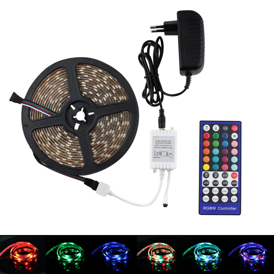 Светодиодная лента RGBWW RGBW 12 В RGB 5050 5 м 10 60 светодиодов/м | Лампы и освещение