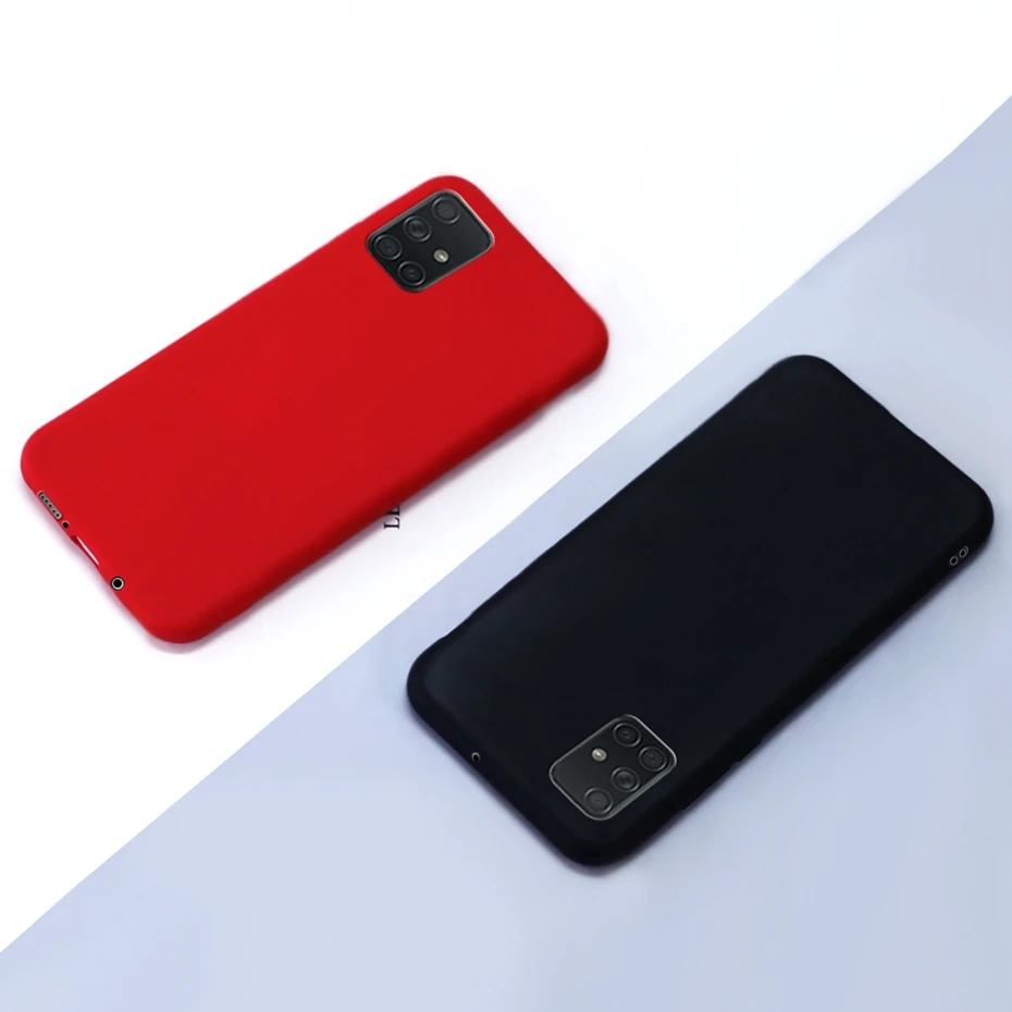 Чехол для телефона Samsung galaxy A70 A71 A50 A50S A51 A40 A30 A30S A20 A20S A20e A10S A10 A01 мягкий матовый
