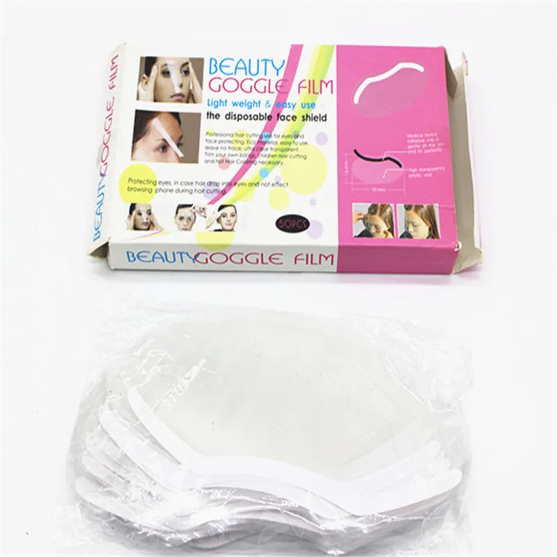 Маски одноразовые прозрачные для парикмахерских 50 шт./компл. пластиковый экран