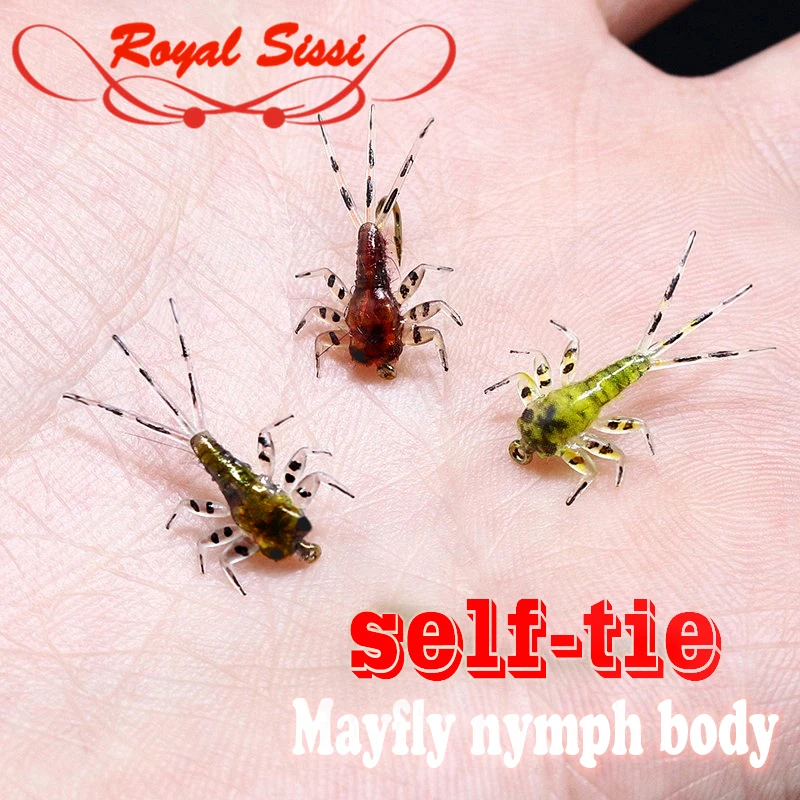 20 шт./упаковка резиновые компоненты для фиксации мушек|fly tying|nymph fliesfly tying nymph |