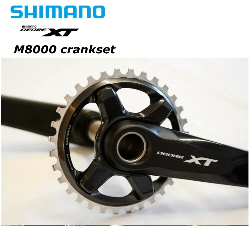 Shimano DEORE XT M8000 Crankset suit FC-M8000 with BB MT-800 11Speed mountain bikes 1*11S 32T/34T 170mm | Спорт и развлечения