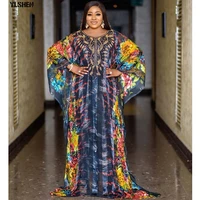 african dresses for women vetement femme 2021 fall clothes dashiki bead boubou robe africain femme abaya dubai long kaftan dress