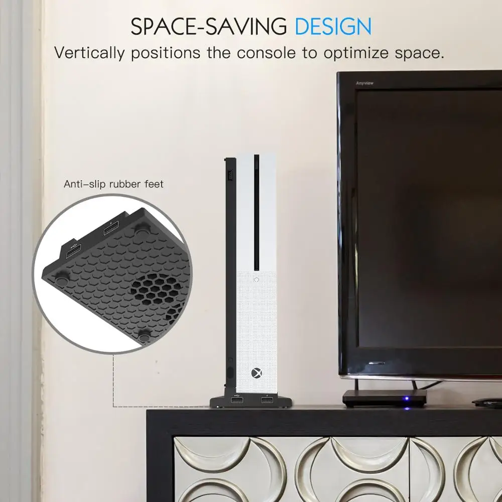 Вертикальная подставка встроенный 3 высокое Скорость вентиляторы 2 Порты и