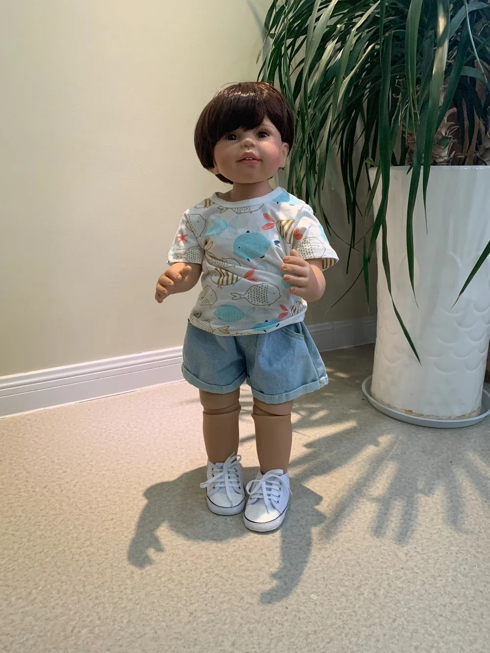 70 см Виниловая кукла для маленьких мальчиков, Реалистичная кукла художника, шарнирная кукла, детская одежда, коллекционная кукла, высокое качество, подарок