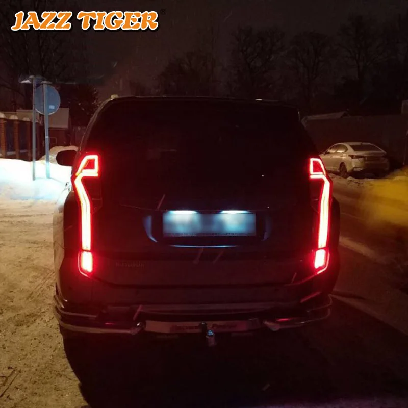 

Car LED Rear Fog Lamp Brake Light Reflector Bumper Light Auto Decoration Lamp For Mitsubishi Pajero Montero Sport 2016 - 2018