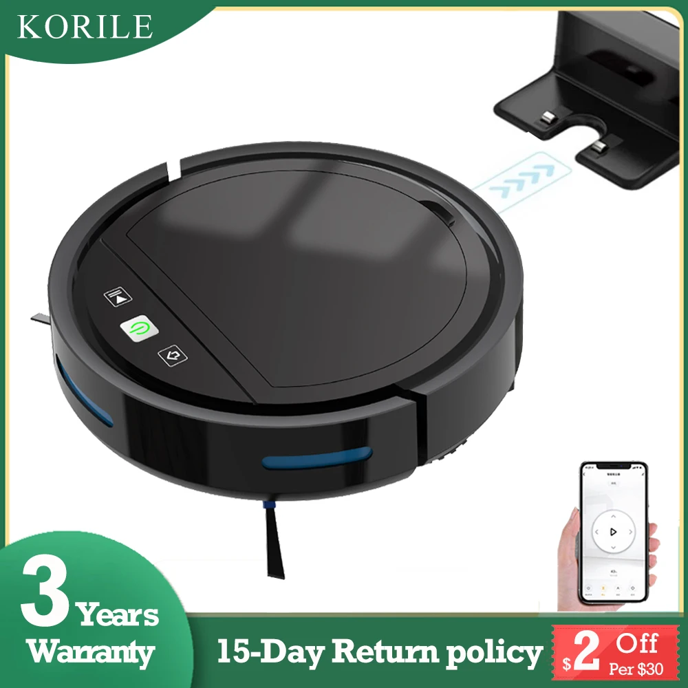 

Sweeper Robot Vacuum Cleaner Auto-Recharge APP Alexa Voice Control 2500Pa Path Planning Sweep Suction Mop Carpet Floor Pet Hair