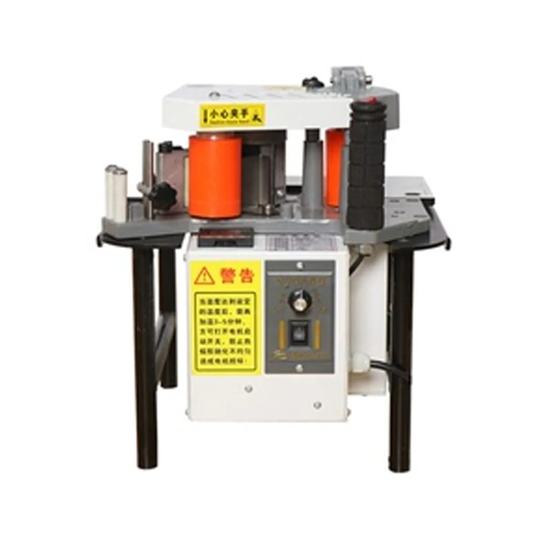 1.1kw Manual Edge Banding Machine Double Side Gluing Portable Edge Bander Woodworking Edge Banding Machine 220V