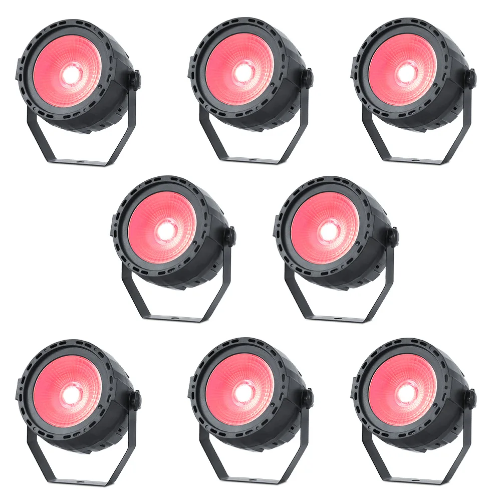 Mingzhi (8 шт./лот) 30 Вт COB светодиодный сцсветильник свет RGB Mini par Светильник disco dj