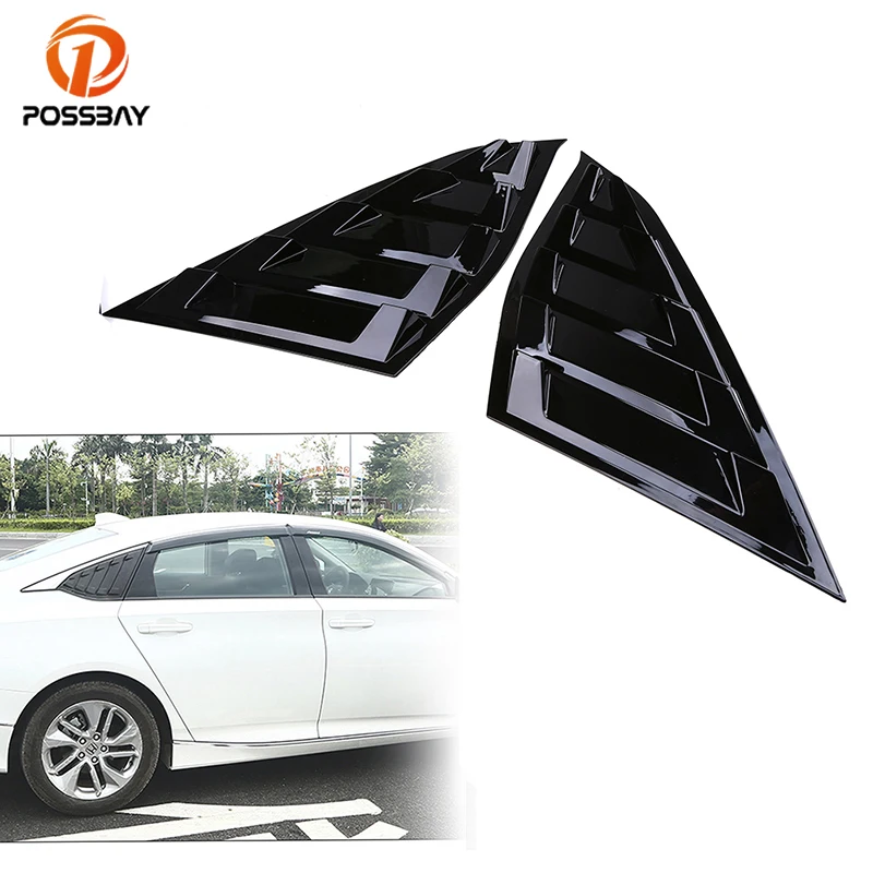 Наклейка на окно автомобиля POSSBAY черная наклейка боковое отверстие для Honda Accord Sedan