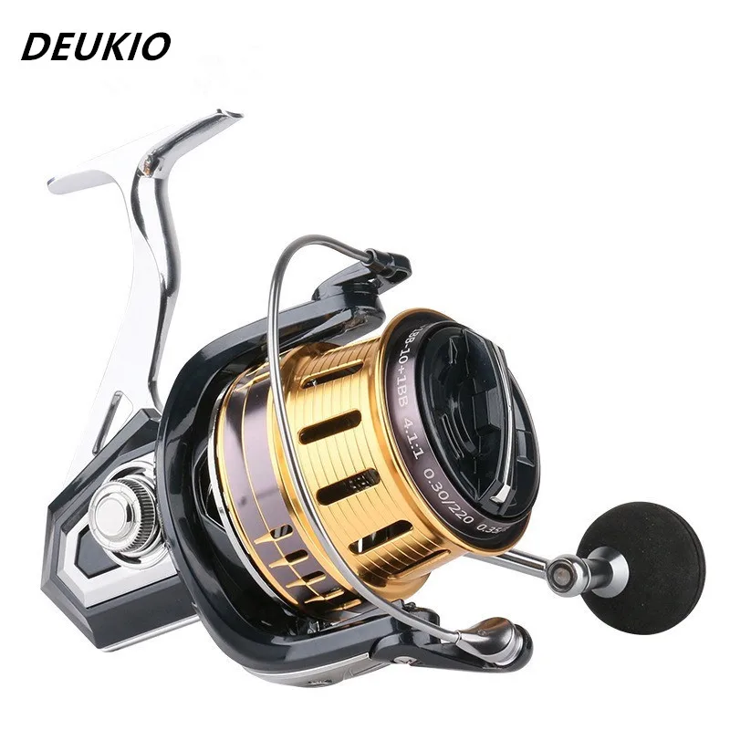 

New Fishing Reel Metal Spool Spinning Reel Fishing Wheel 8000-10000 Series Surfcasting Reels for Fishing Tackle Sea Tools Reels