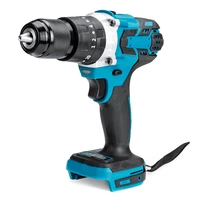 18v brushless electric screwdriver cordless drill 120 nm torque impact drill without battery suitable for makita battery