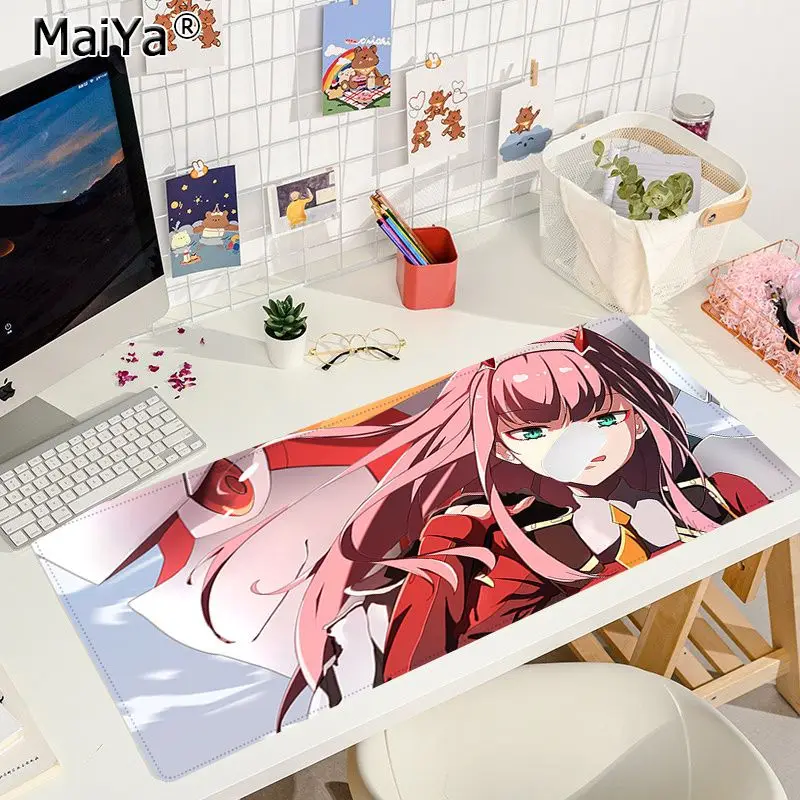 

Darling In The FranXX High Quality Gaming Player desk laptop Rubber Mouse Mat Size for L XL game Customized mouse pad for CS GO