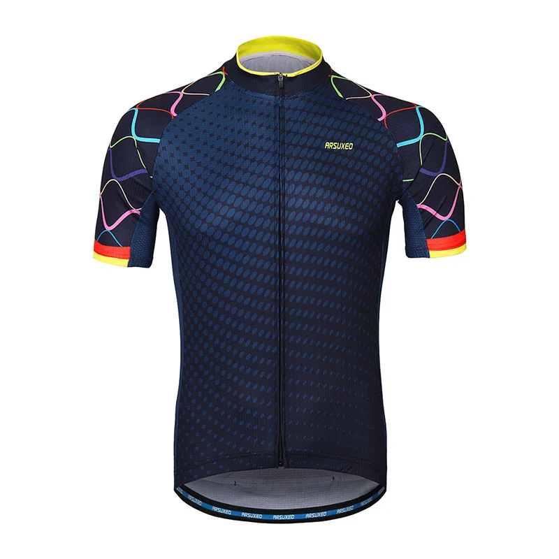 

New Men Cycling Jersey Tops Summer Racing Cycling Clothing Quick Dry Short Sleeve MTB Bike Bicycle Shirt