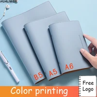 a6 a5 b5 leather shell notebook ring binder diary notebook paper holder portable diary notepad stationery gift