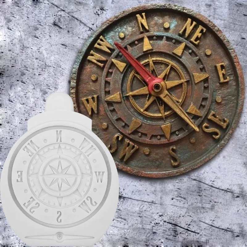 Ретро компас силиконовый штамповый торт декоративные формы для сладких изделий