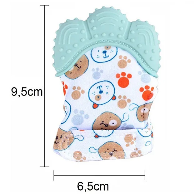 

2021 Hot Sale Toddler Toys 1pcs Food Grade Silicone Teethers Infant Teething Gloves Anti-bite Hand New-arrival Baby Molar Gloves