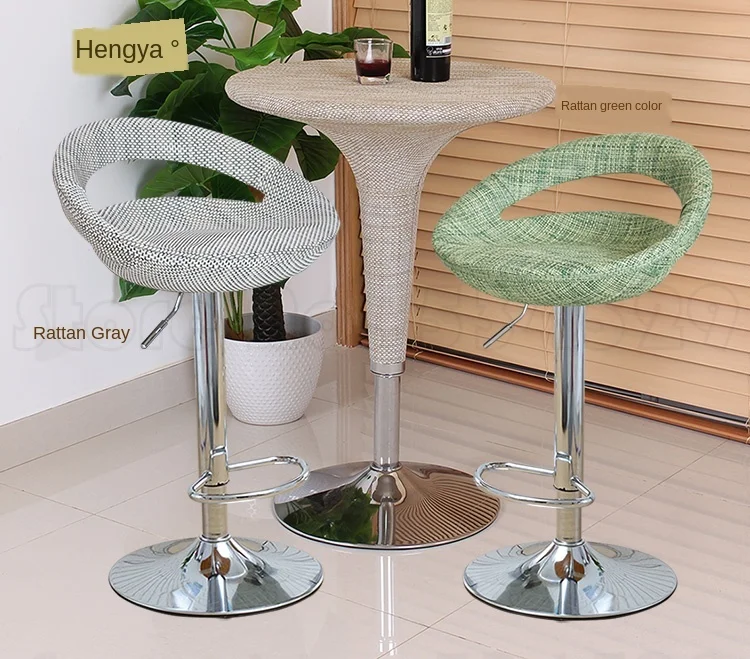 1B барный столик стул современный минималистичный вращающийся подъемный из