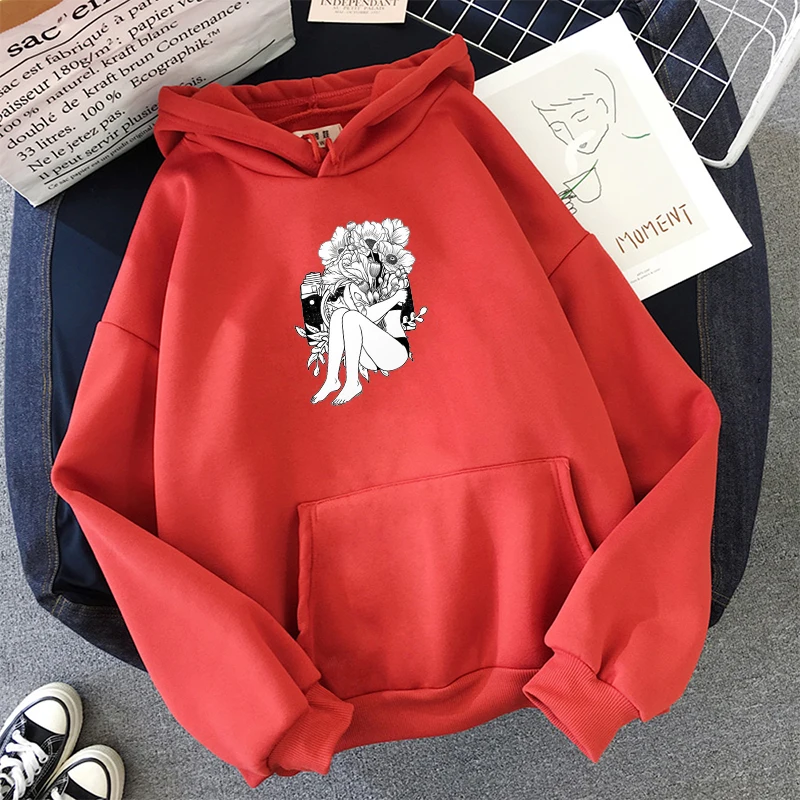 

Women Funny Sweatshirt Hoody Streetwear Coat Sudaderas Mujer Female Winter Harajuku Graphic Print Oversize Hoodie