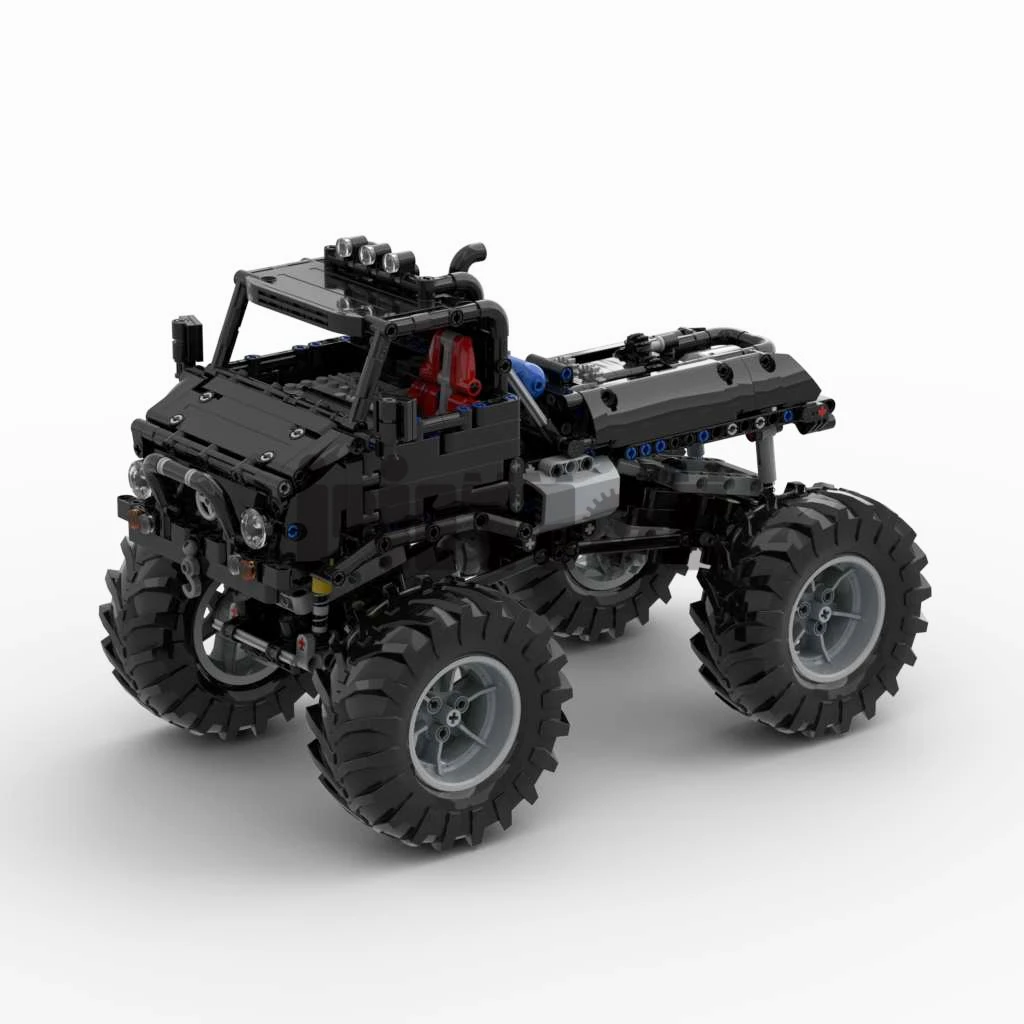 986 шт. Детский конструктор Unimog Bigfoot SUV с дистанционным управлением - купить по