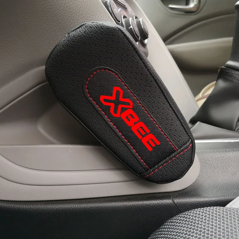 

Pu Leather Thigh Support Knee Pad Car Door armrest pad Interior Car Accessories For Suzuki Xbee